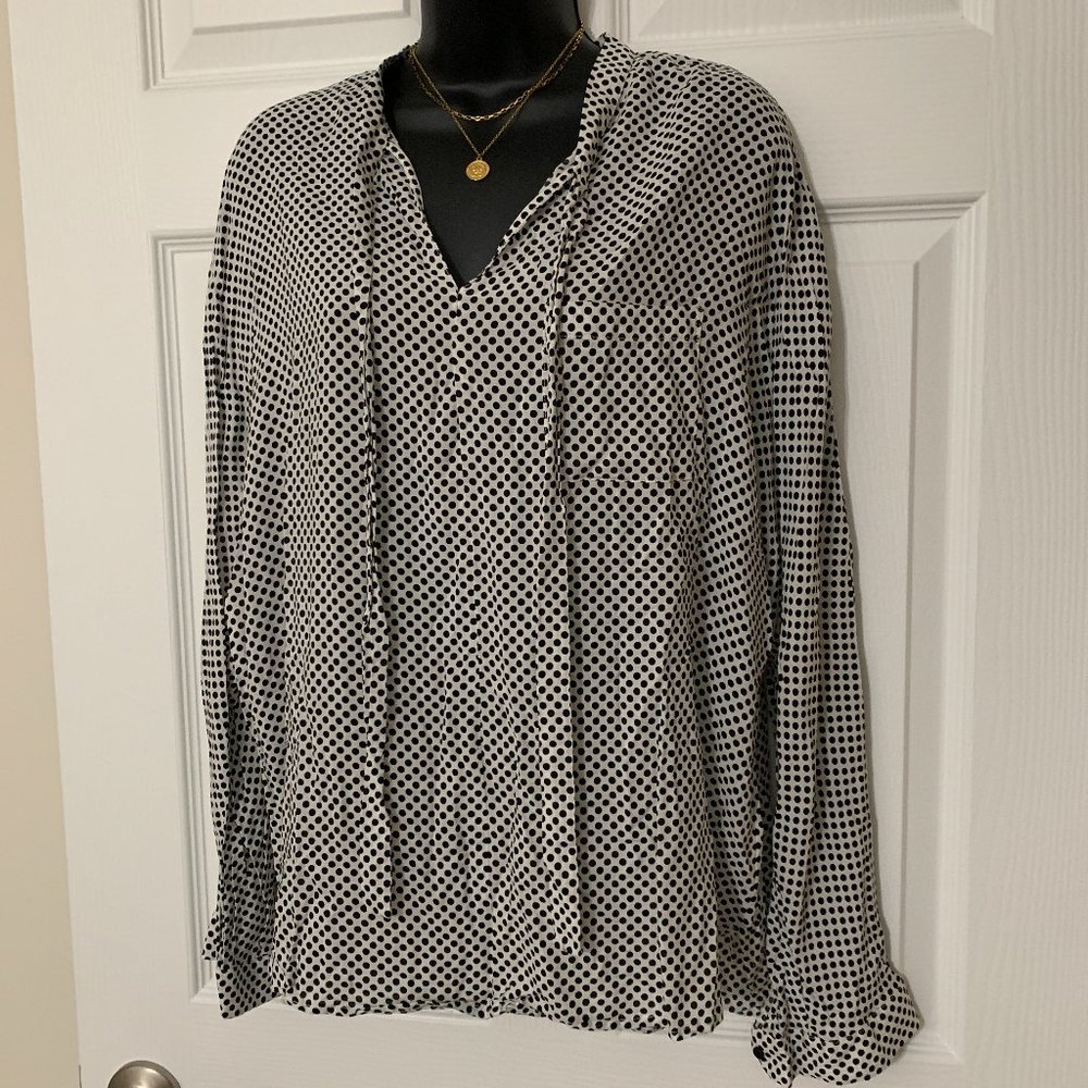 LILA ROSE Women´s Polka Dot Top Blouse, Size L